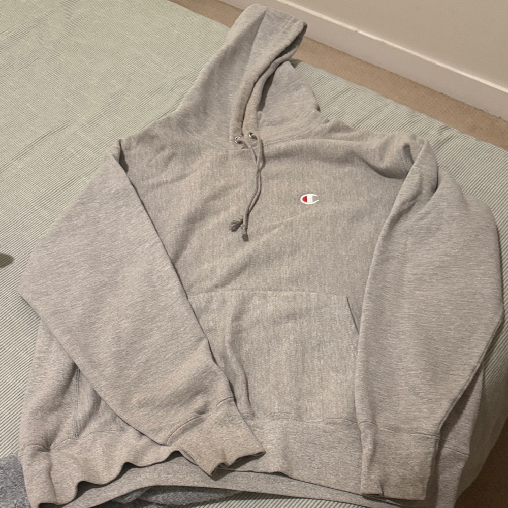 Champion Light Gray Men's Hoodie